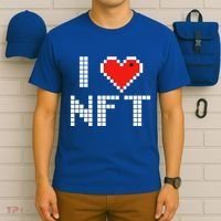 I Heart NFT Pixel T-Shirt thumb 6