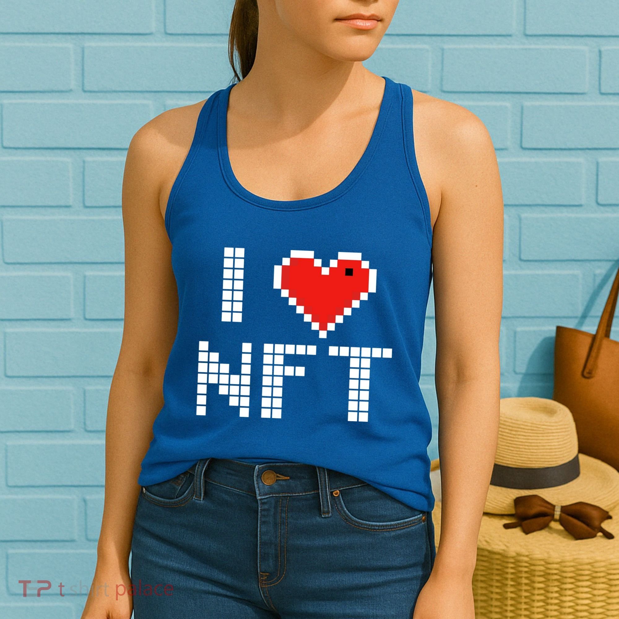 I Heart NFT Pixel Women's Tank Top