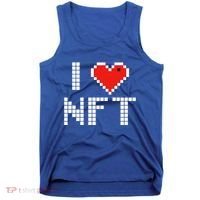 I Heart NFT Pixel Tank Top thumb 0