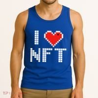 I Heart NFT Pixel Tank Top thumb 3