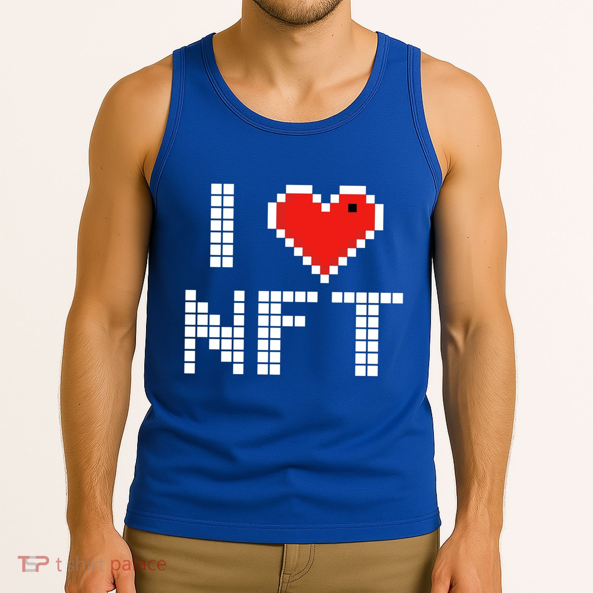 I Heart NFT Pixel Tank Top
