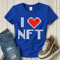 I Heart NFT Pixel Women's T-Shirt thumb 3