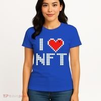I Heart NFT Pixel Women's T-Shirt thumb 4