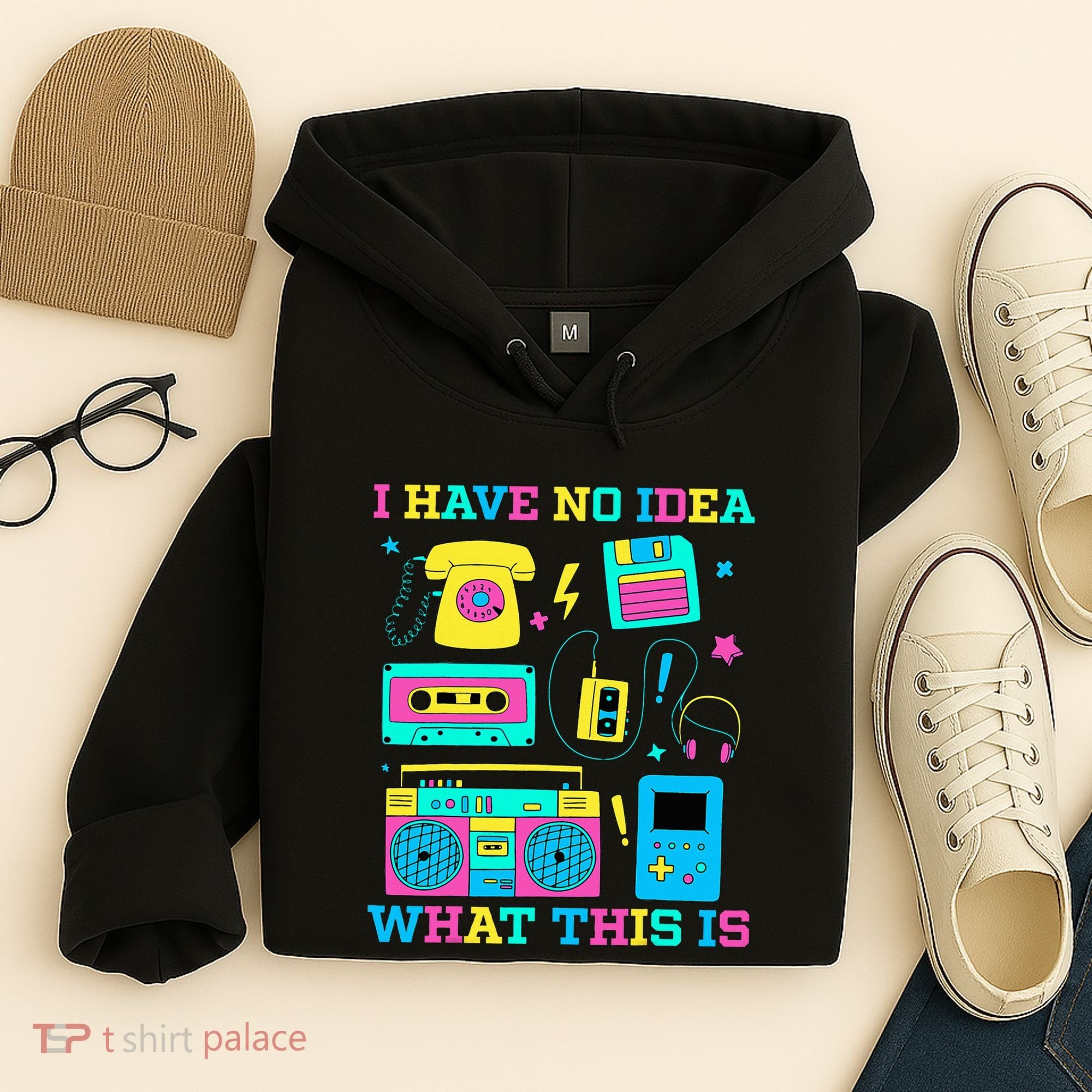 I Have No Idea What This Is 70s 80s 90s Outfit Hoodie