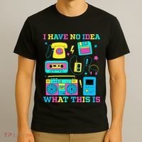 I Have No Idea What This Is 70s 80s 90s Outfit T-Shirt thumb 3