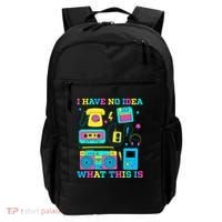 I Have No Idea What This Is 70s 80s 90s Outfit Backpack thumb 0