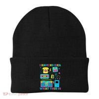 I Have No Idea What This Is 70s 80s 90s Outfit Beanie thumb 0
