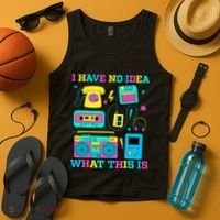 I Have No Idea What This Is 70s 80s 90s Outfit Tank Top thumb 4