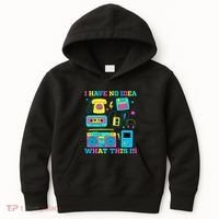 I Have No Idea What This Is 70s 80s 90s Outfit Kids Hoodie thumb 0