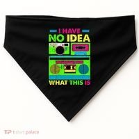 I Have No Idea What This Is 70s 80s 90s USA-Made Doggie Bandana thumb 0