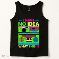 I Have No Idea What This Is 70s 80s 90s Tank Top thumb 2