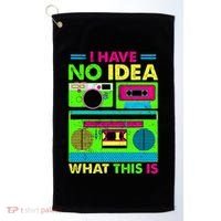 I Have No Idea What This Is 70s 80s 90s Golf Towel thumb 0