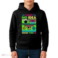 I Have No Idea What This Is 70s 80s 90s Kids Hoodie thumb 4