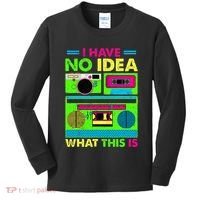 I Have No Idea What This Is 70s 80s 90s Kids Long Sleeve Shirt thumb 0