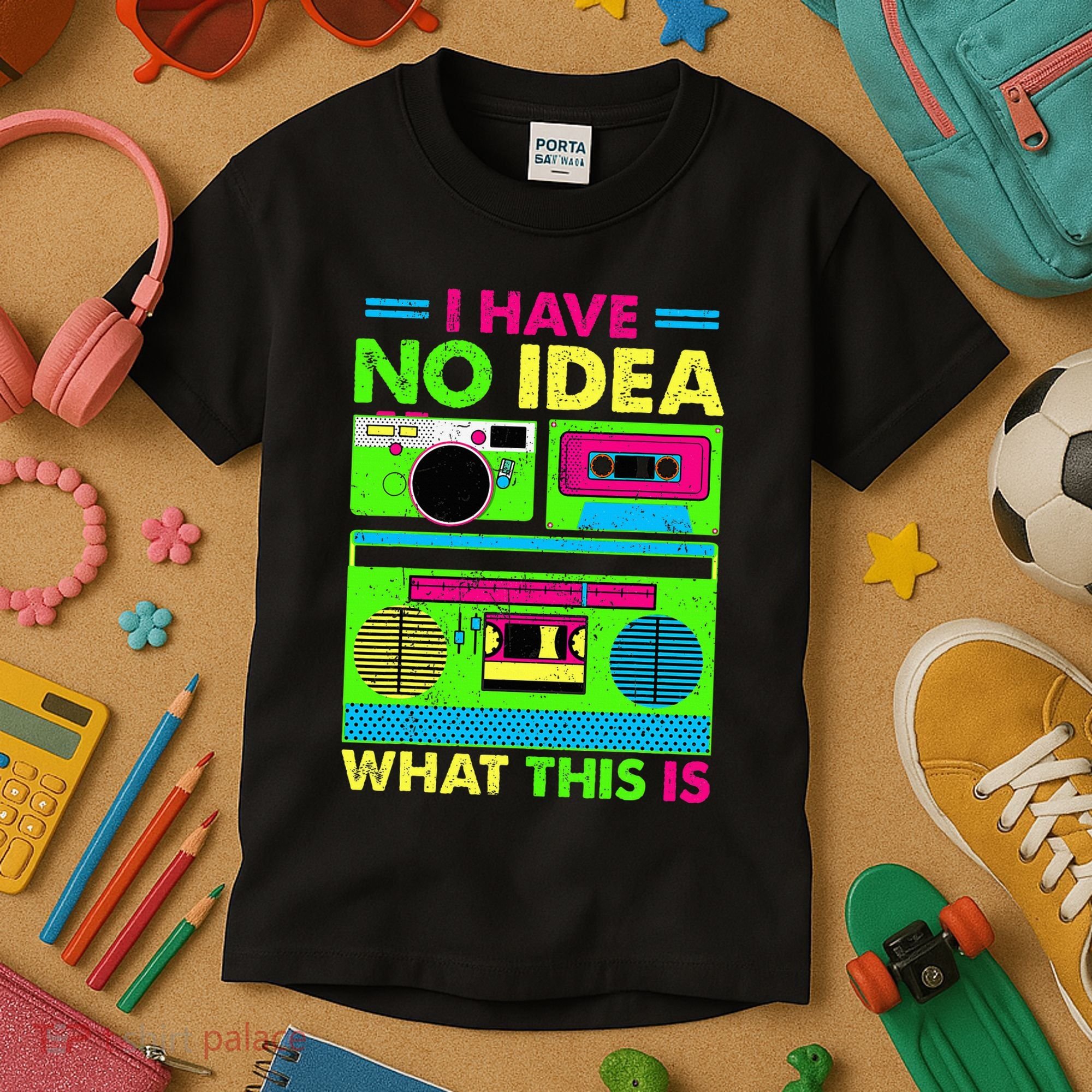 I Have No Idea What This Is 70s 80s 90s Kids T-Shirt