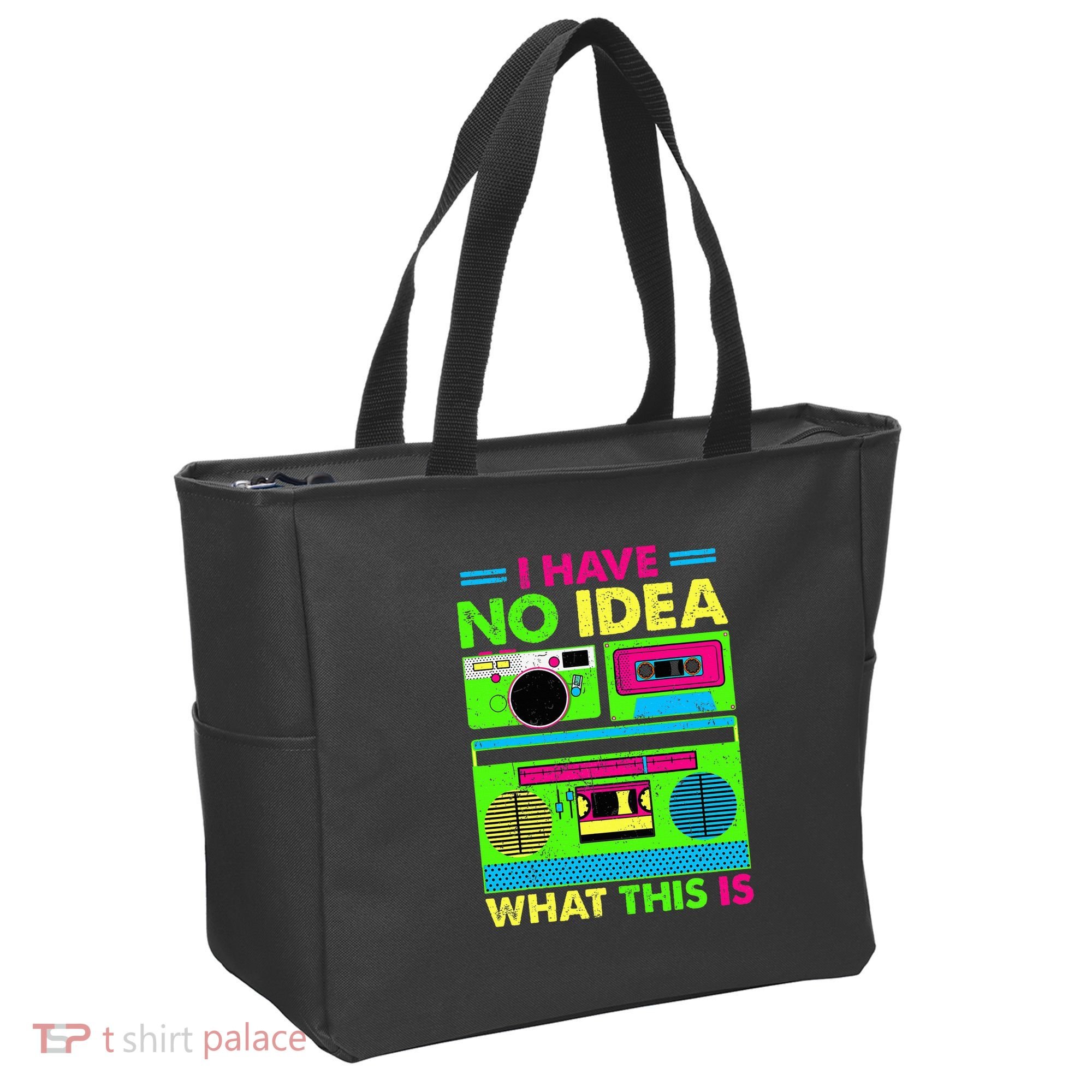 I Have No Idea What This Is 70s 80s 90s Tote Bag