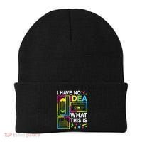 I Have No Idea What This Is 80s 90s Beanie thumb 0