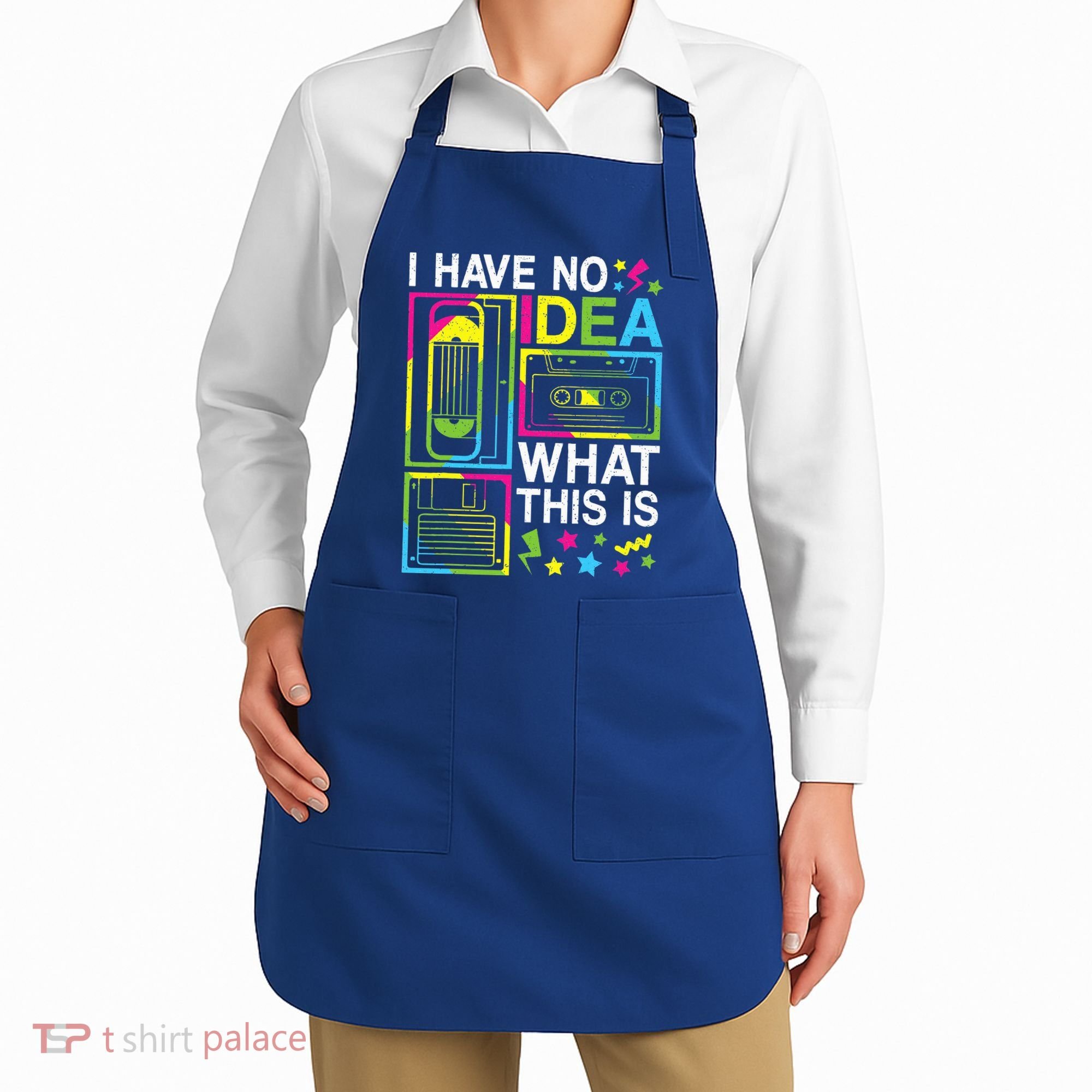 I Have No Idea What This Is 80s 90s Apron