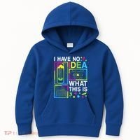 I Have No Idea What This Is 80s 90s Kids Hoodie thumb 0