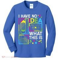 I Have No Idea What This Is 80s 90s Kids Long Sleeve Shirt thumb 0