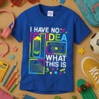 I Have No Idea What This Is 80s 90s Kids T-Shirt thumb 3