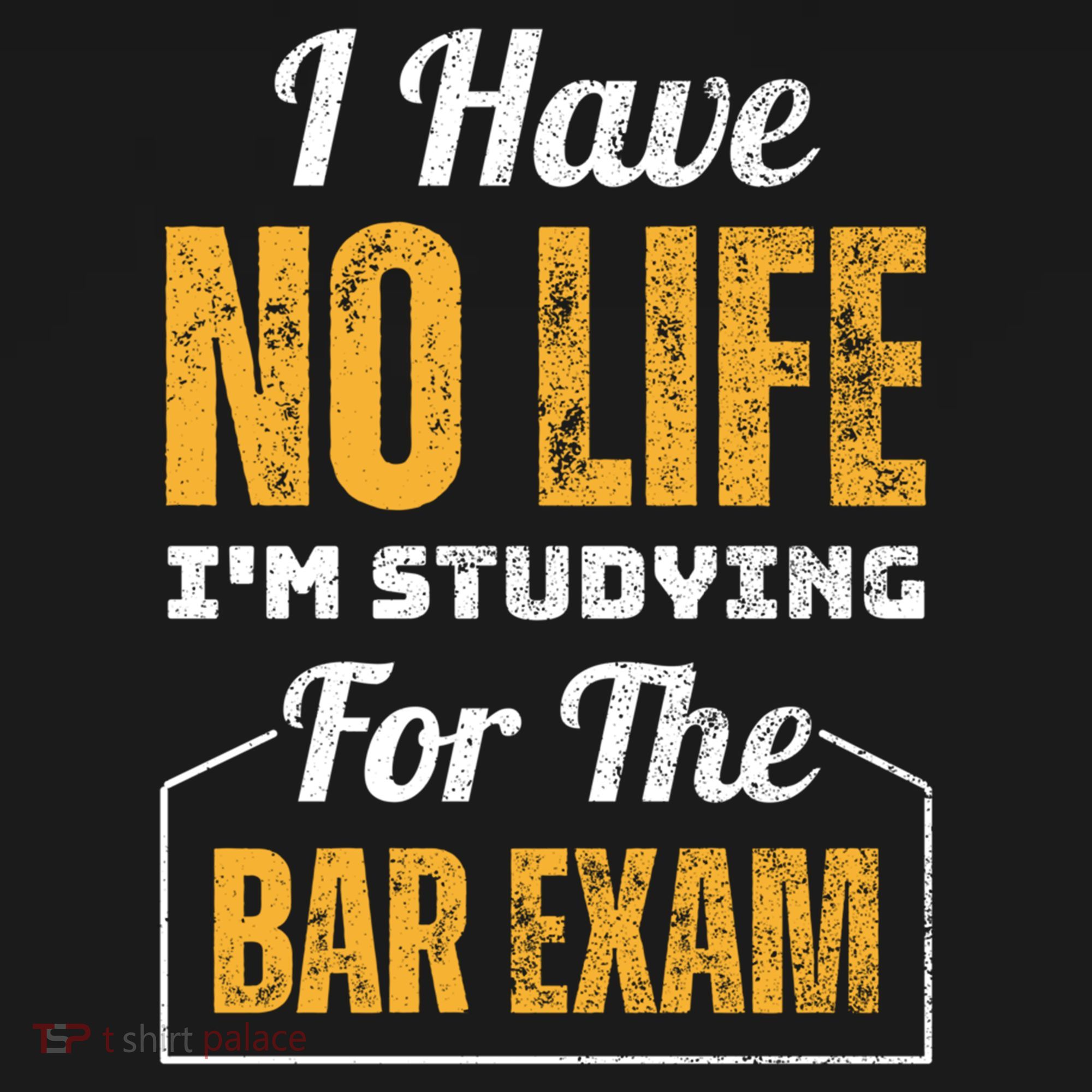 I Have No Life IM Studying For The Bar Exam Funny Cute Gift USA-Made Doggie Bandana