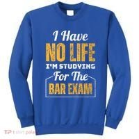 I Have No Life IM Studying For The Bar Exam Funny Cute Gift Sweatshirt thumb 0
