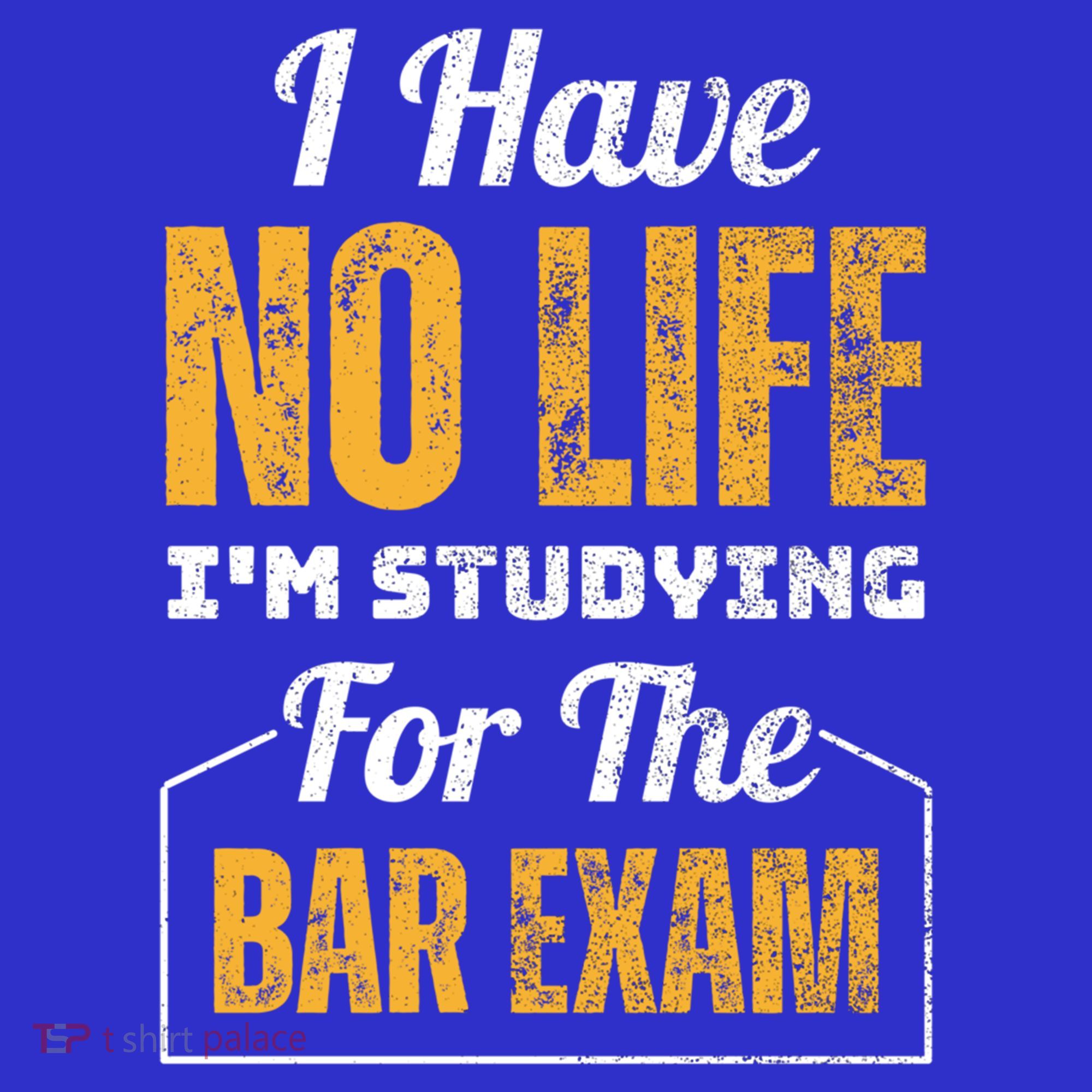 I Have No Life IM Studying For The Bar Exam Funny Cute Gift Toddler T-Shirt