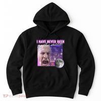 I Have Never Been To The Moon Dank Meme Cursed Funny Cringe Hoodie thumb 0