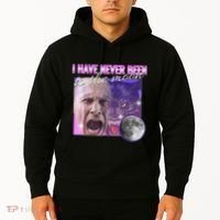 I Have Never Been To The Moon Dank Meme Cursed Funny Cringe Hoodie thumb 2