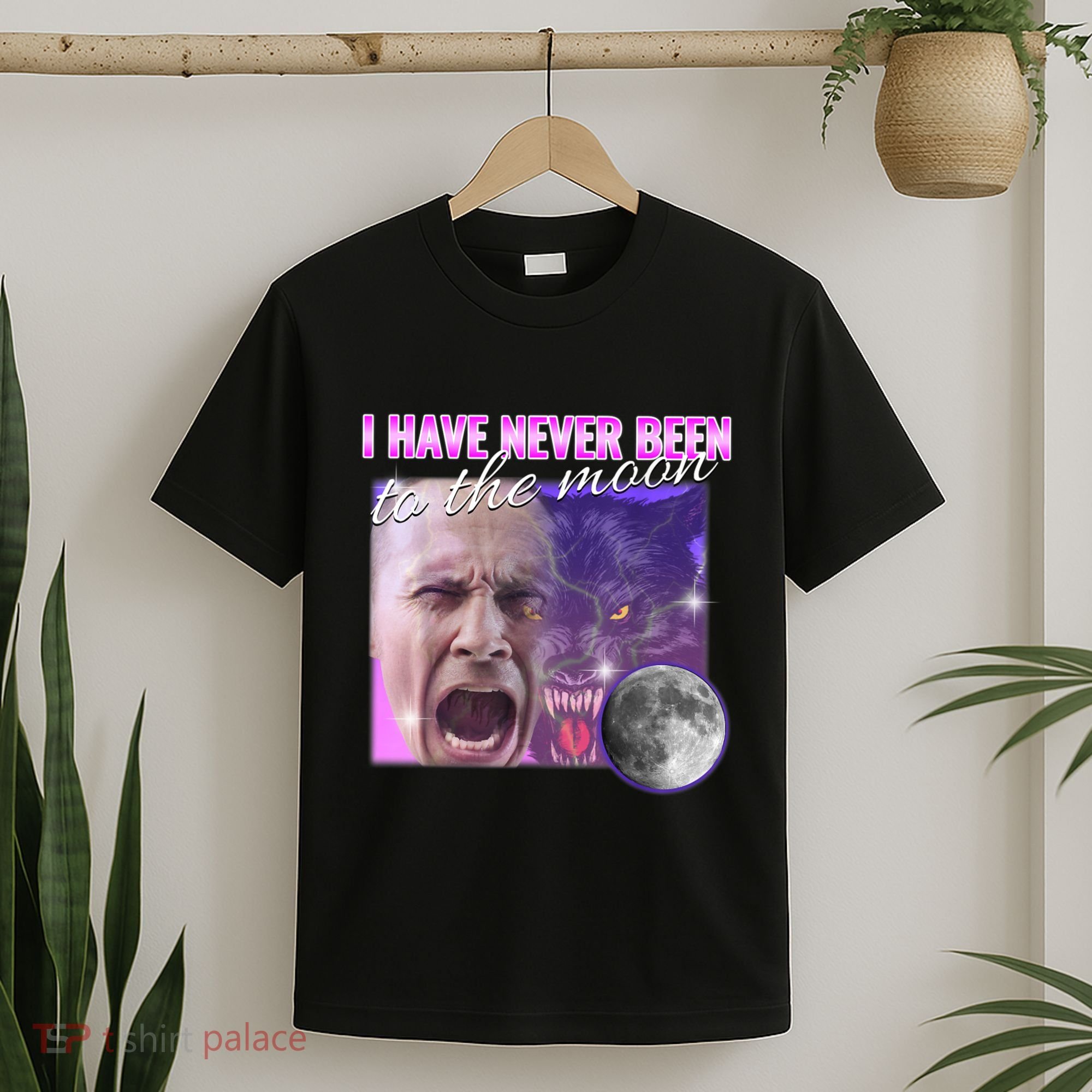 I Have Never Been To The Moon Dank Meme Cursed Funny Cringe T-Shirt