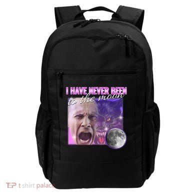 I Have Never Been To The Moon Dank Meme Cursed Funny Cringe Backpack
