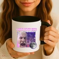 I Have Never Been To The Moon Dank Meme Cursed Funny Cringe Coffee Mug thumb 3