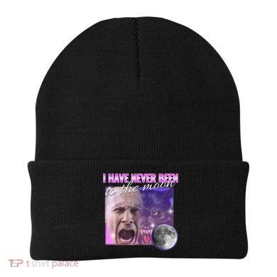 I Have Never Been To The Moon Dank Meme Cursed Funny Cringe Beanie
