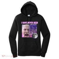 I Have Never Been To The Moon Dank Meme Cursed Funny Cringe Women's Hoodie thumb 0