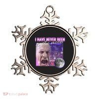 I Have Never Been To The Moon Dank Meme Cursed Funny Cringe Ornament thumb 0