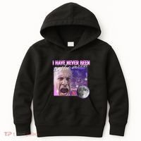 I Have Never Been To The Moon Dank Meme Cursed Funny Cringe Kids Hoodie thumb 0
