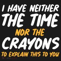 I Have Neither The Time Nor The Crayons To Explain This To You Women's Hoodie thumb 2