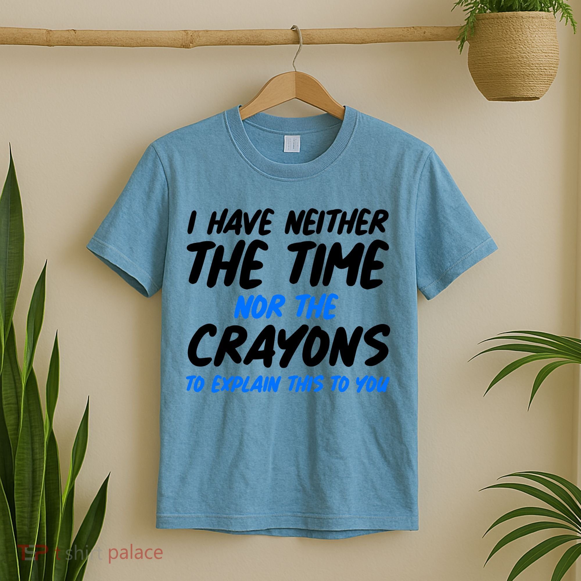 I Have Neither The Time Nor The Crayons To Explain This To You T-Shirt