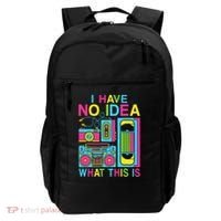 I Have No Idea What This Is 80s 90s Outfit Backpack thumb 0