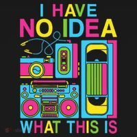 I Have No Idea What This Is 80s 90s Outfit Women's Hoodie thumb 2