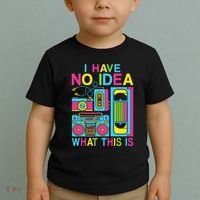 I Have No Idea What This Is 80s 90s Outfit Toddler T-Shirt thumb 2