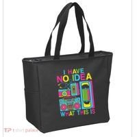 I Have No Idea What This Is 80s 90s Outfit Tote Bag thumb 2