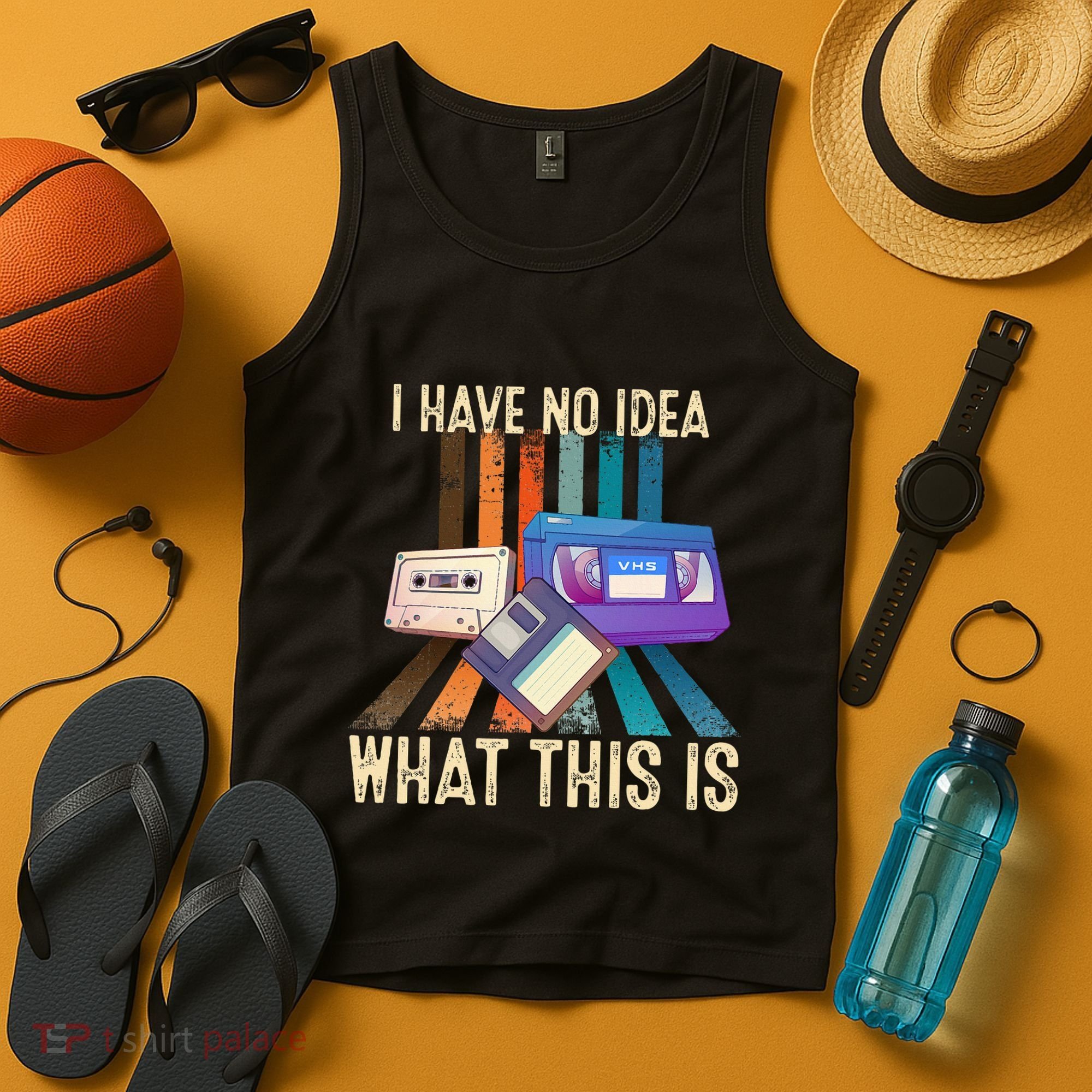 I Have No Idea What This Is Retro 70s 80s 90s Years Tank Top