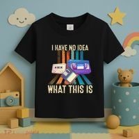 I Have No Idea What This Is Retro 70s 80s 90s Years Toddler T-Shirt thumb 3