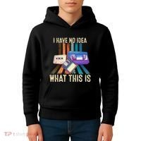 I Have No Idea What This Is Retro 70s 80s 90s Years Kids Hoodie thumb 4