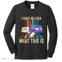 I Have No Idea What This Is Retro 70s 80s 90s Years Kids Long Sleeve Shirt thumb 0