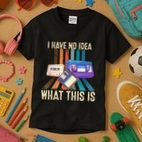 I Have No Idea What This Is Retro 70s 80s 90s Years Kids T-Shirt thumb 3