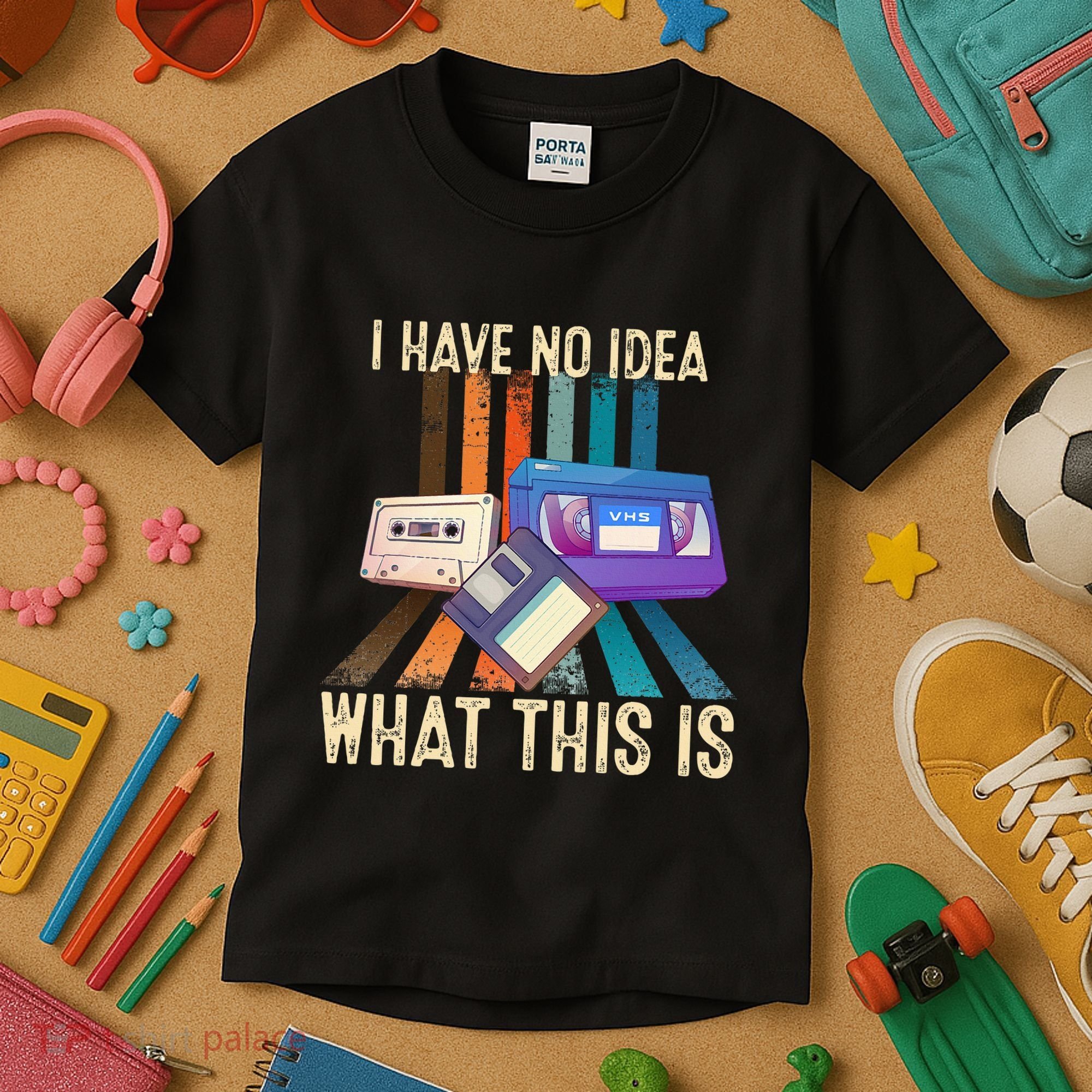 I Have No Idea What This Is Retro 70s 80s 90s Years Kids T-Shirt