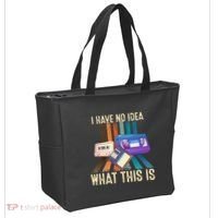 I Have No Idea What This Is Retro 70s 80s 90s Years Tote Bag thumb 2